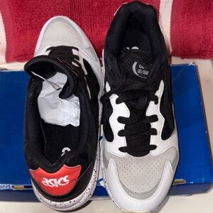 Asics Gel-Diablo Men’s Black, White, and Red Sneakers